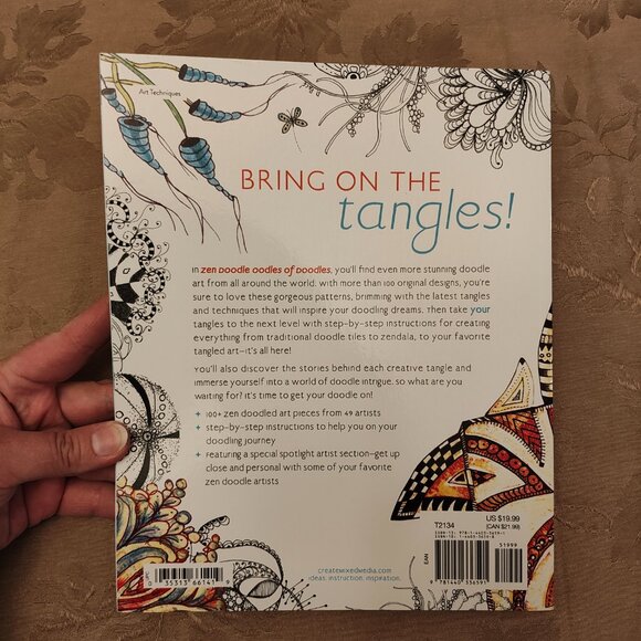 Zen Doodle Oodles of Doodles by Tonia Jenny, Paperback, New Without Tags! - Picture 2 of 9